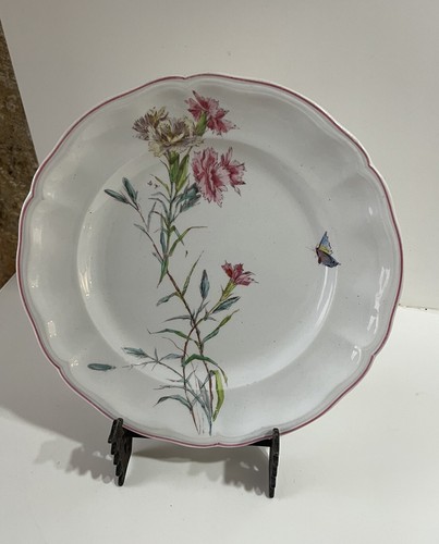 Assiette plate ancienne - assiette,
