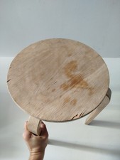 Ikea Frosta Tabouret Bois Empilable Vintage 90s Alvar Aalto Inspiré Table Usé