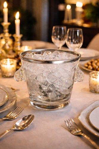 Sceau glace avec - avec, monture