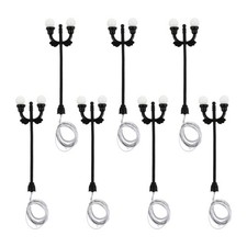  7 Pcs Lampadaire Miniature