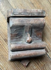 Corbeau Bois Sculpté Haute Époque High Era Wood Corbel