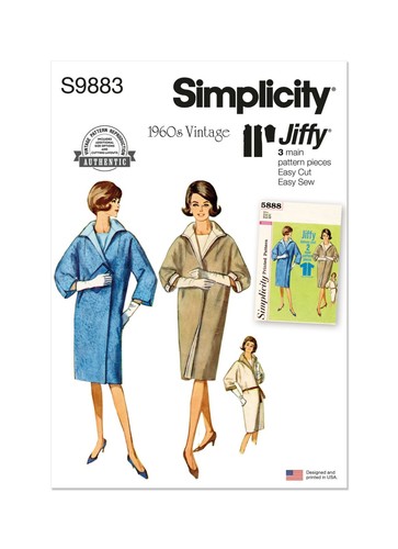 Simplicity 9883 patron couture - simplicity,