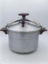 Cocotte-minute SEB 1974 – autocuiseur alu 8L – avec panier vapeur & siffleur