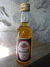 Mignonnette bouteille Rhum Montana  4 cl pleine