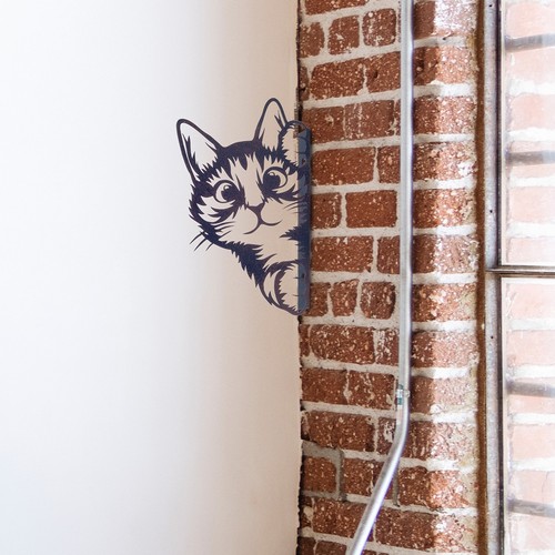Décoration chat mural en - décoration,