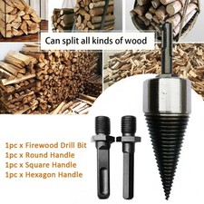 4pcs Firewood Drill Bit Set