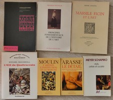 Lot 7 livres théorie histoire de l’art - baxandall wolfflin chastel arasse