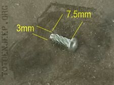 LOT 10 RIVETS POUR PLAQUE PLAQUETTE ALLUMEUR GENE DEMARREUR PHOTO JEEP WILLYS US