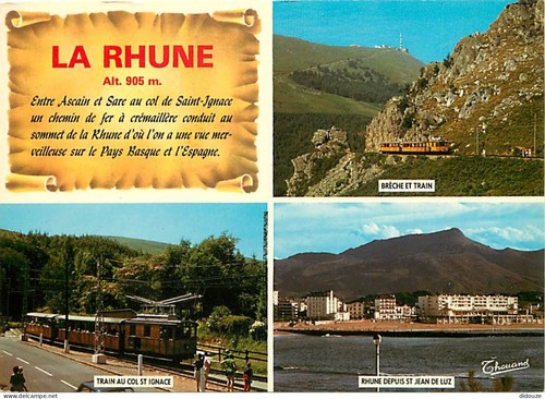 Carte postale la rhune - carte,