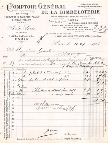 1908 comptoir general la - 1908,