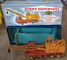 DINKY TOYS originale : n° 972 : 20 - TON LORRY MOUNTAIN CRANE  avec sa BOITE !