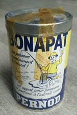 PERNOD BONAPAT rare boîte d'appât pour poissons produit TORTUE jamais utilisé 50