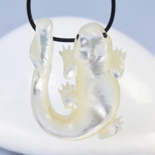 Lézard gecko sculpté - sculpté, blanc