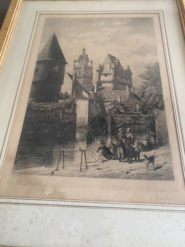 Une gravure ancienne par - une,
