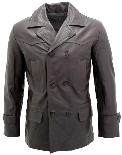 Manteau pea cuir de - manteau,