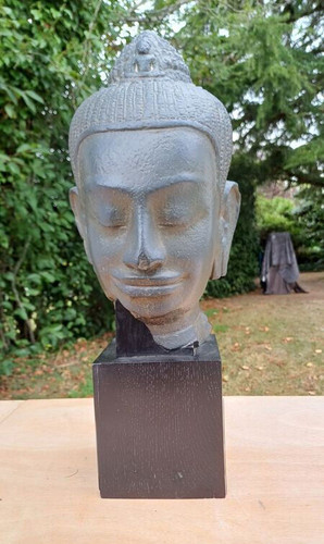 Moulage tête bouddha - moulage,