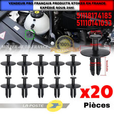 20 Clips Fixation Rivet Garniture Pare-boue BMW X5 E38 E39 E46 X1/5/6 Agrafe