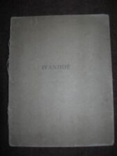 IVANHOE  Sir WALTER SCOTT -