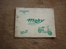 ANCIEN CATALOGUE MOTO /   MOBY SCOOTER TYPE SV