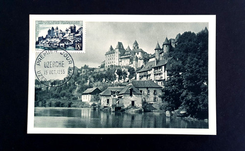 Carte maximum 1er - jour, 1955