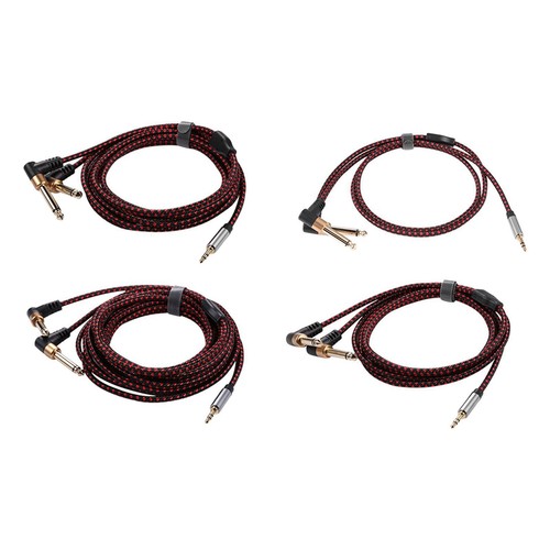 Audio 5mm trs - 3.5mm, 6.35mm