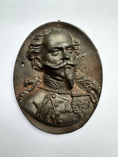 ITALIE BUSTE DE VICTOR EMMANUEL EN FONTE SCULPTEUR RAYNALY 1859 SECOND EMPIRE