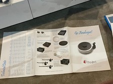 Brochure année 2002 2003 PRO-JECT GO ANALOGUE platine tourne disque