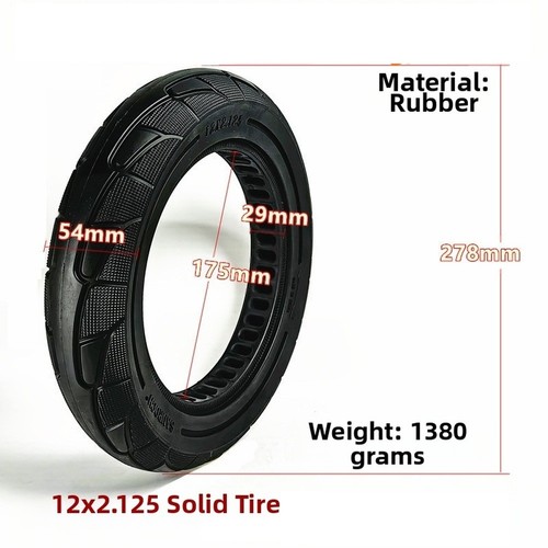 Roue tout terrain pneu solide