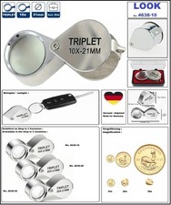 Loupe Métallique Triplet 10X