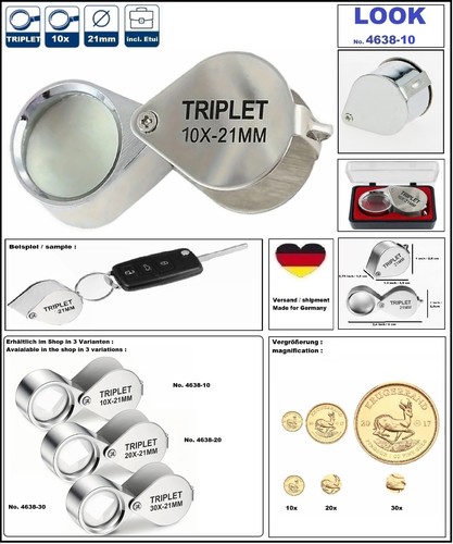 Loupe poche triplet 21mm - poche,