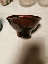 coupelle marron glacé dans le style Etienne Noel, dieulefit vers 1930