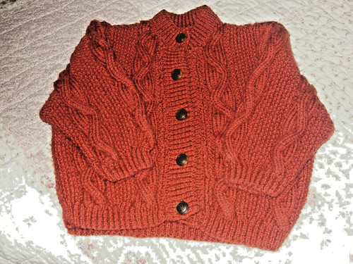 Gilet tricoté main points - ,