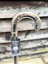 Parapluie ancien chrome laiton