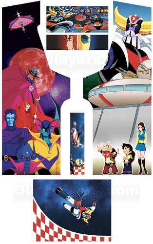 Stickers goldorak modele - stickers,