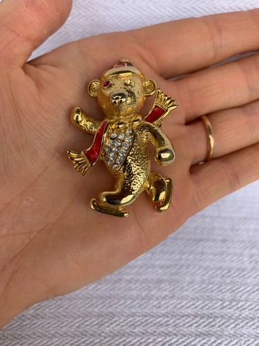 Broche femme vintage nounours - broche,