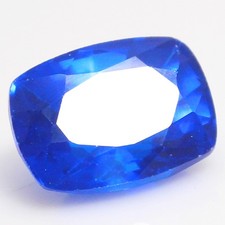 Coussin naturel 4,80 ct certifié Tanzanite bleue de Tanzanie 11 x 8 mm pierre...