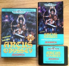 ARCUS ODYSSEY COMPLET BOÎTE NOTICE SEGA MEGADRIVE GENESIS NTSC USA CIB OVP jeu