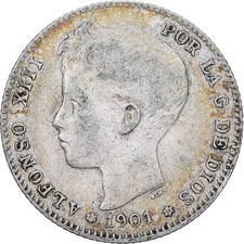 Espagne, Alfonso XIII, Peseta