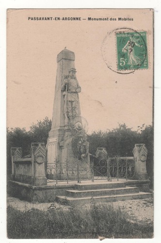 Cpa passavant en argonne - cpa,