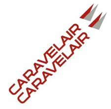2 x CARAVELAIR Old Logo 98cm x
