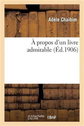 Propos livre admirable - a,