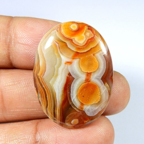 Cabochon agate dentelle - cabochon, d'agate