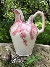 Rarissime BROC Creil et Montereau Toilette SAN REMO 19eme Branches Pommes de Pin