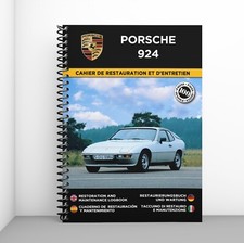 PORSCHE 924 : Cahier de Restauration - 100 Pages - Livraison gratuite !