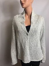 Eileen Fisher Cotton Blend Knit Sweater, Size L