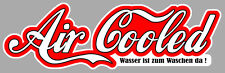 AIR COOLED COCA STYLE VW DUB BOMB COMBI COX GOLF 25cm AUTOCOLLANT STICKER AA198