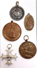 Lot objet ancien religieux