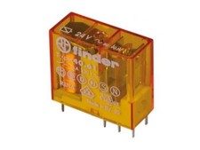 Relais Miniature Finder PCB 24VAC 1CO 16A Contacts AgCdO