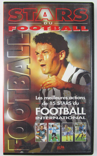 Cassette vhs stars football - cassette,