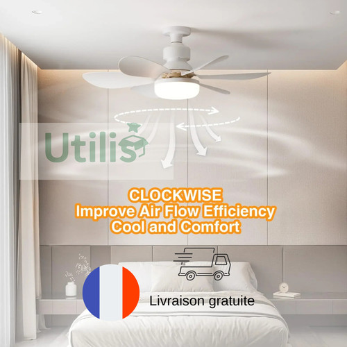 Ventilateur plafond led e27 - ventilateur,
